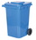 Vestil TH-95-BLU blue poly trash can 95 gal capacity, Price/EACH