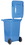 Vestil TH-95-BLU blue poly trash can 95 gal capacity, Price/EACH