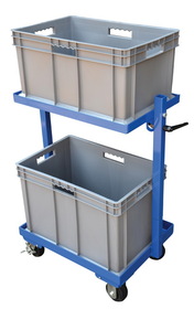 Vestil TSCT-2B multi-tier cart 2 shelf 2 basket 200 lb
