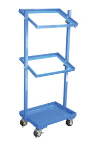 Vestil TSCT-3 multi-tier cart 3 shelf 200 lb capacity