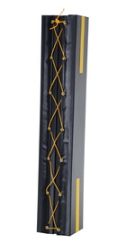 Vestil V-PAD-S-610 column protective pad square 6ft 10in bk