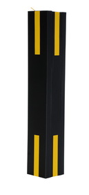 Vestil V-PAD-S-66 column protective pad square 6ft 6 in bk