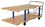 Vestil VHPT/D-3672 double deck hardwood platform cart 36x72, Price/EACH