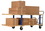Vestil VHPT/D-3672 double deck hardwood platform cart 36x72, Price/EACH