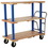 Vestil VHPT/TD-2448 triple deck hardwood platform cart 24x48, Price/EACH