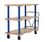 Vestil VHPT/TD-2754 triple deck hardwood platform cart 27x54, Price/EACH