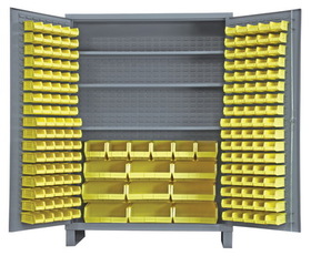Vestil VSC-SSC-185 storage cabinet-185 bins 24 x 84