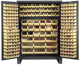 Vestil VSC-SSC-227 storage cabinet-227 bins 24 x 84