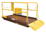 Vestil WL-100-10-710 prem truck scissor dock lift 10k 7x10 ft