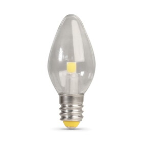Feit Electric BP4C7/827/LED/4 0.35W (4W Replacement) Soft White (2700K) E12 Base C7 Special Use LED Light Bulb (4-Pack)