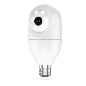 Feit Electric CAM/PAN/WIFI/E26/2K E26 Socket Bulb Camera with Motion Tracking