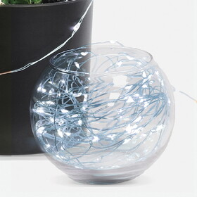 Feit Electric FY30-100/CW/SLV 30 ft. Cool White Silver Wire Fairy String Lights