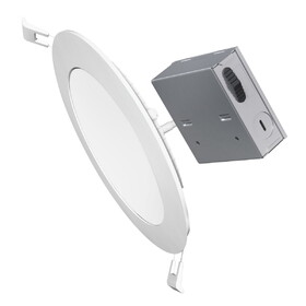 Feit Electric LEDR6XT/6WYCA 6 in. 65W Replacement Selectable White (5CCT) Tethered J-Box LED Downlight
