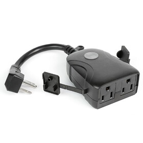 Feit Electric PLUG/WIFI/WP Dual Outlet Outdoor Wi-Fi Smart Plug