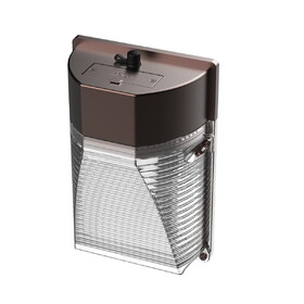 Feit Electric S5.5WPK5CCTDDBZ 3000 Lumens Adjustable White Dusk to Dawn Mini Wall Pack Light