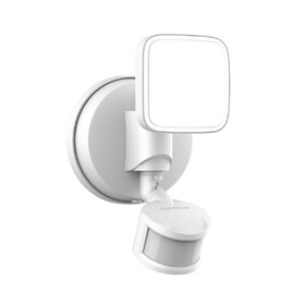 Feit Electric S6/500/850/SOL/WH 6 in. Daylight (5000K) White Solar Single Head Motion Security Floodlight