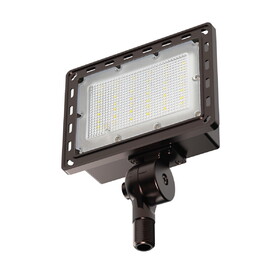 Feit Electric S6.8CSFL840/LSDD/BZ 3000/2000/1000 Lumens Bright White (4000K) Commercial Flood Light, Bronze