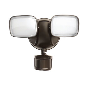 Feit Electric S9DFL/850/MOT/BZ 28W Bronze Outdoor Integrated LED Flood Light with Motion Sensor