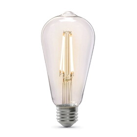 Feit Electric ST19CL927CA/MM/FILED 8.8W (60W Replacement) Soft White (2700K) E26 Base ST19 Motion Detection Filament LED