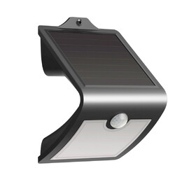 Feit Electric SV6/500/SOL/BLK 6 in. Daylight White (5000K) Black V-Shape Solar Powered LED Flood Light with Dusk to Dawn and Motion Sensor