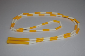 Everrich EVA-0037 Plastic Segmented Jump Ropes Set - 8' L, set of 6