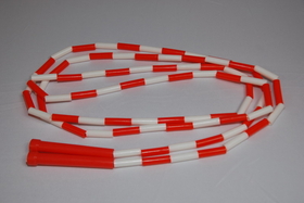 Everrich EVA-0039 Plastic Segmented Jump Ropes Set - 10' L, set of 6