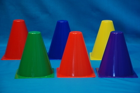 Everrich EVB-0014 Plastic Cones Set/6 - 6" H