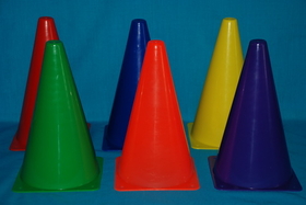Everrich EVB-0015 Plastic Cones Set/6 - 9" H