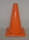 Everrich EVB-0031-1 Vinyl Cones - 12"H - square base, Orange, Price/piece
