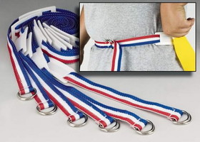 Everrich EVC-0032 Flag Belt - adjustable rip - 16" L * 1" W - set of 6 belts, 12 flags