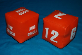 Everrich EVC-0061 Fitness Dice - 4" * 4" * 4" - set of 2