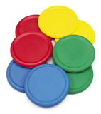 Everrich EVM-0006 Foam Flying Discs - set of 6 colors, 8 3/4