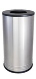 Ex-Cell Kaiser INT1528 T-8 SS BLX International Collection Stainless Steel Receptacle w/ Flat Top