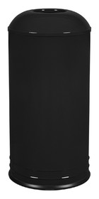 Ex-Cell Kaiser INT1531 D-6 BLK DB International Collection Powder Coated Receptacle w/ Dome Top