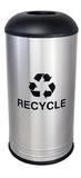 Ex-Cell Kaiser RC-1531 D-6 SS BLX International Collection Recycle Receptacle w/ Dome Top