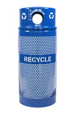 Ex-Cell Kaiser RC-34R DM CANS RBL Landscape Series Recycling Receptacle w/ Dome Top