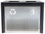 Ex-Cell Kaiser RC-IND2 xx/SS Coliseum Two-Stream Receptacle