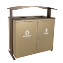 Ex-Cell Kaiser RGU-3645 Ellipse Collection Large Capacity Two Stream Receptacle