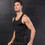 TOPTIE Custom Compression Shirt for Men, Personalized Tank Top, Sleeveless Base Layer Training Shirt