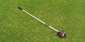 Fisher Athletic Football on a Stick