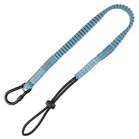 FallTech 15 lb Tool Tether with choke-on cinch-loop and steel screwgate carabiner, 36"