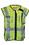 FallTech 5050SM Class 2 Safety Vest, Lime S/M
