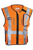 FallTech ANSI Class 2 High-visibility Orange Safety Vest
