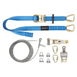 FallTech SteelGrip Plus™ Single-span Temporary Cable HLL Assembly without Anchors