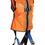FallTech 7015SMO Vest Harness Construction Grade 1D Standard Non-Belted Orange Sm/Med MB/MB