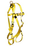 FallTech Contractor 1D Coated Web Standard Non-belted Full Body Harness