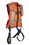 FallTech 7018SMO Vest Harness Class 2 3D Standard Non-Belted Sm/Med Orange TB/MB
