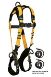 FallTech Journeyman Flex® Aluminum 3D Standard Non-belted Full Body Harness, Tongue Buckle Leg Adjustment