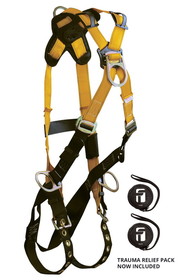 FallTech Journeyman Flex&#174; Steel 4D Cross-over Climbing Full Body Harness