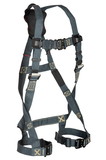 FallTech FT-Weld™ 1D Standard Non-Belted Full Body Harness, Quick Connect Buckle Leg Adjustment